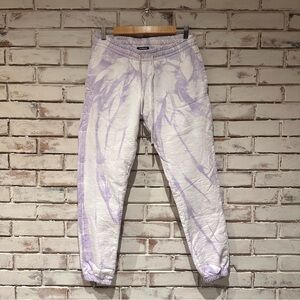 Talentless spiral wash purple white sweatpants size medium